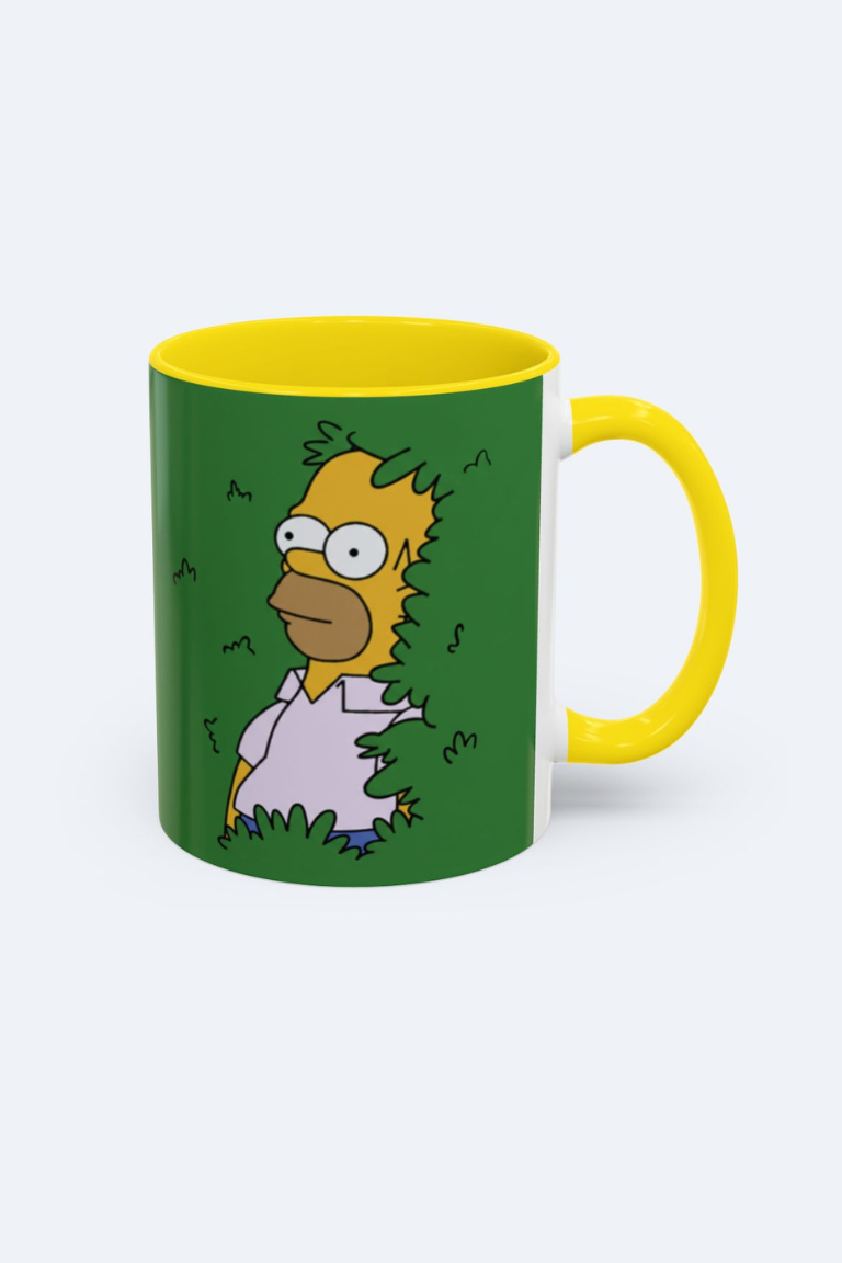 Homer in the Bush Accent Coffee Mug