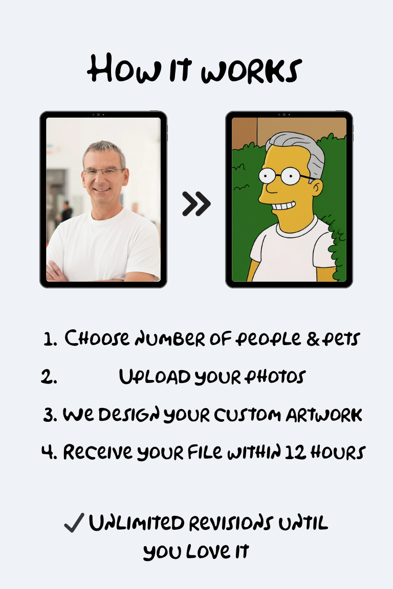 Custom Simpsons Bush Meme Portrait