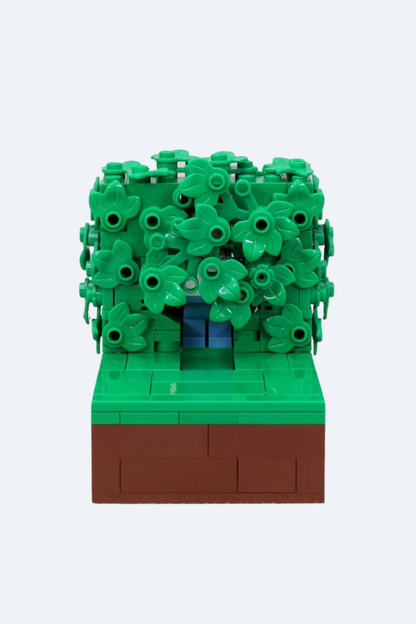 Buildable Homer in the Bushes Display Set