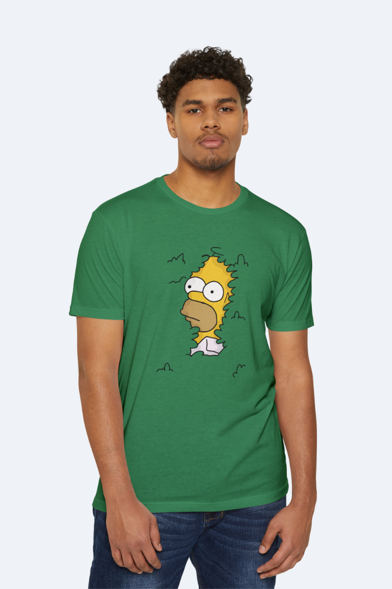 Homer Bushes Unisex Green T-Shirt