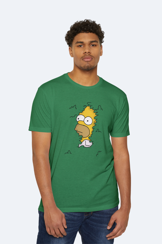 Homer Bushes Unisex Green T-Shirt