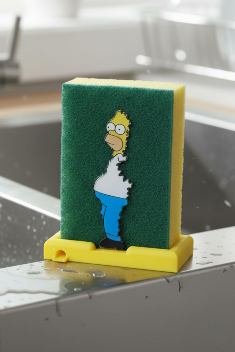 Homer Sponge Holder